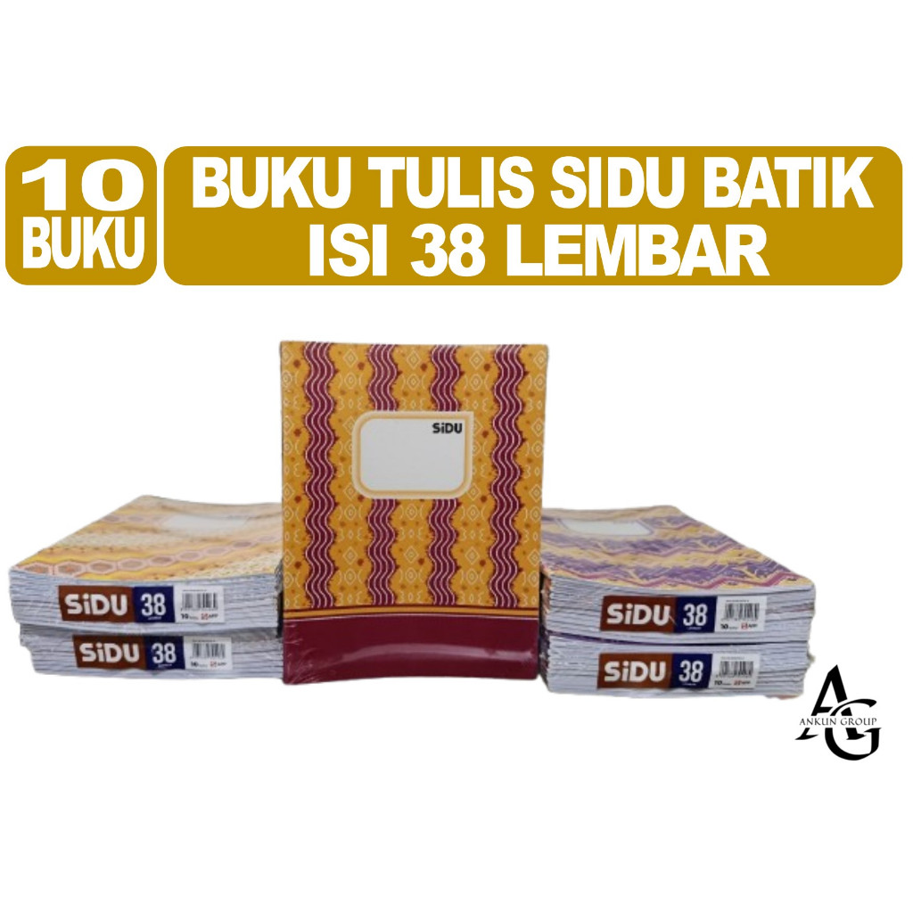 

BUKU TULIS SIDU BATIK 38/58 LEMBAR PER PACK