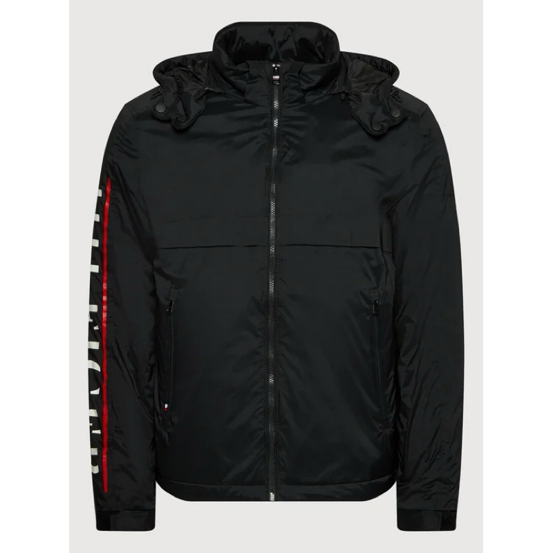 JACKE PRIA - TOMMY HILFIGER HOODIE BLACK ORIGINAL AUTHENTIC