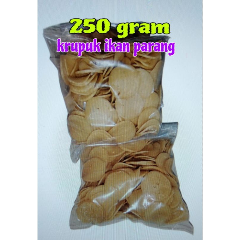 

KRUPUK IKAN PARANG PARANG(MENTAH)250g