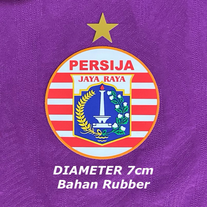 Logo Patch Persija Jakarta Rubber High Quality