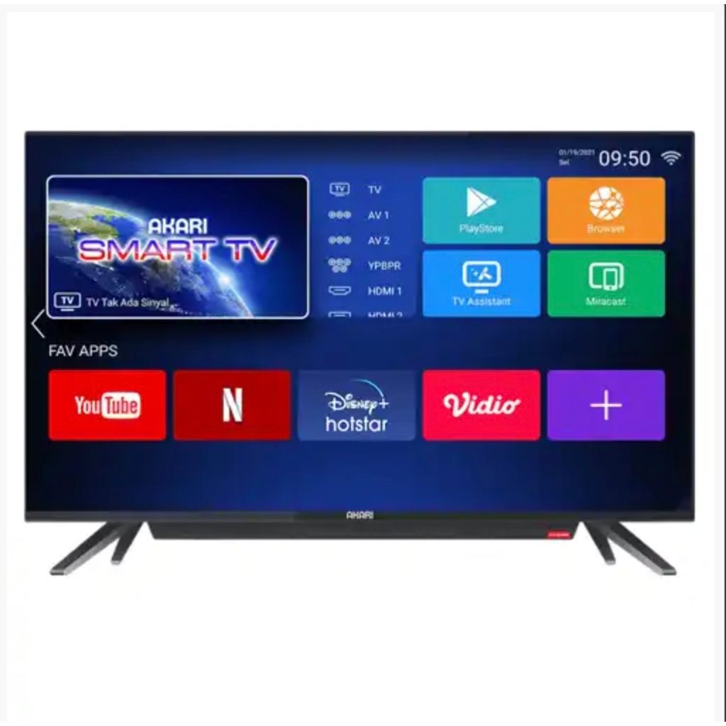 AKARI 55 inch 4K UHD ANDROID SMART TV AT-5555B_N