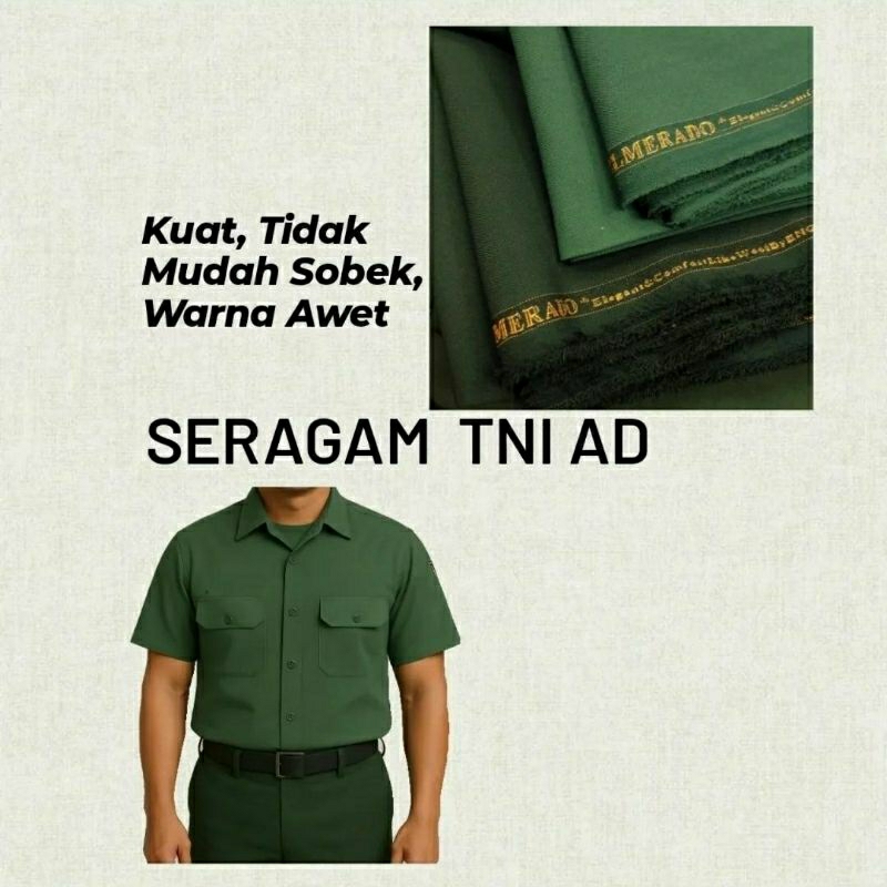Kain Seragam Baju Celana TNI AD