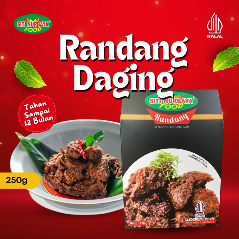 

Rendang Daging Sapi (250 g) Siti Nurbaya Food