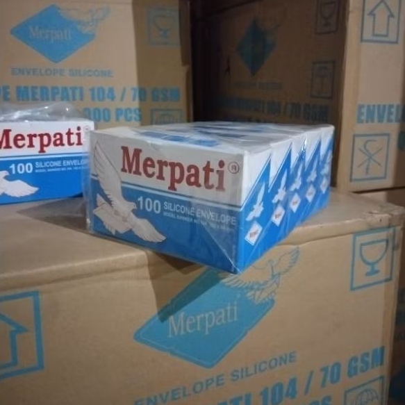

AMPLOP LEM MERPATI TANGGUNG PERSLOP ( 5 KOTAK/500 pcs )