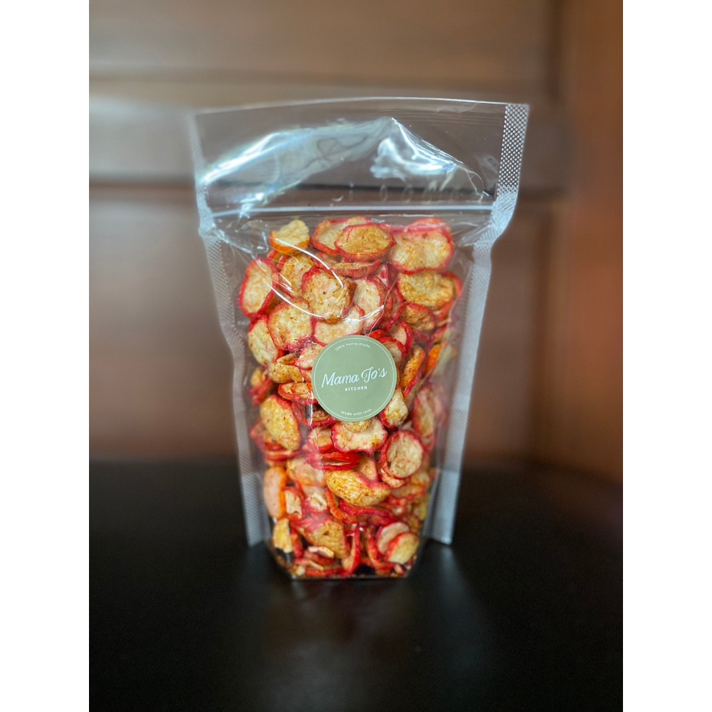 

Kerupuk Seblak Kencur by Mama Jo's Kitchen - Snack Ringan - Sebring - Kerupuk Sebring - Jajanan Ringan - Makanan Ringan - Snack Pedas - Krupuk Seblak Pedas - Seblak Pedas - Sebring Ekstra Pedas - Makanan Asin - Jajanan Asin
