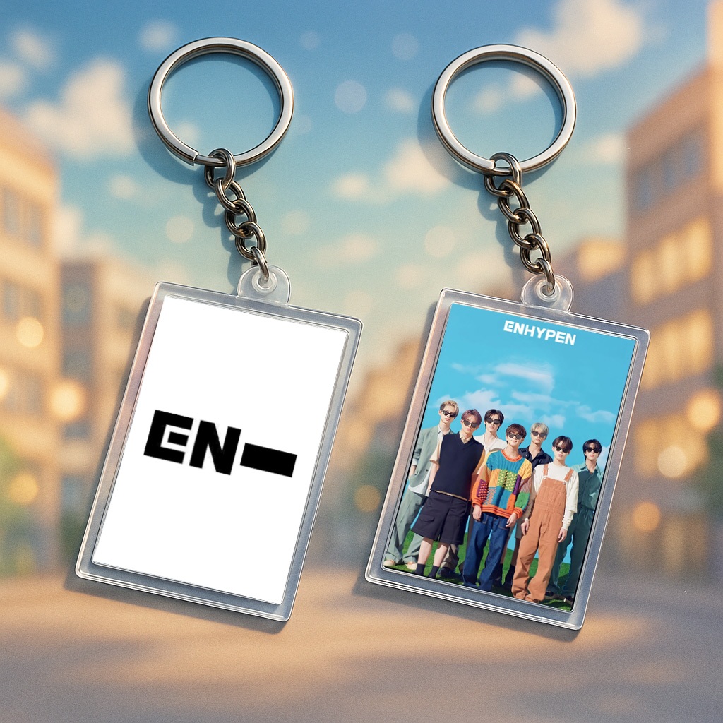 Gantungan Kunci KPOP ENHYPEN Untuk Gantungan Tas Kunci Motor / Mobil Dan Lainnya