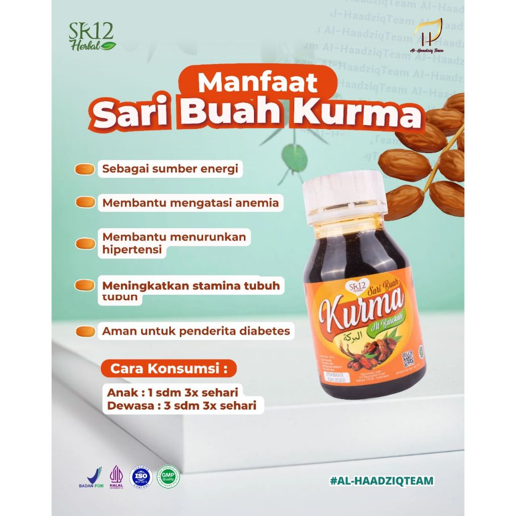 

SARI BUAH KURMA SR12 350 gr