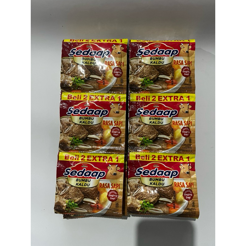 

promo sedap bumbu kaldu rasa sapi 10rb dapet 36 sachet