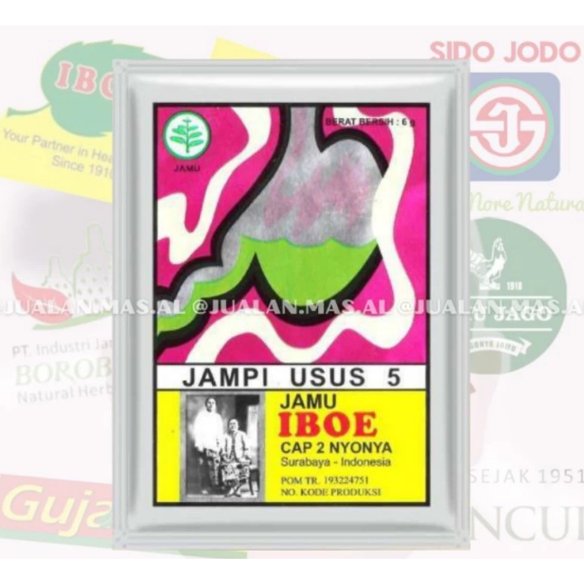 

IBOE - JAMU JAMPI USUS (ISI 10 SACHET) / Membantu meringankan gangguan lambung seperti sakit perut dan rasa kembung atau sebah