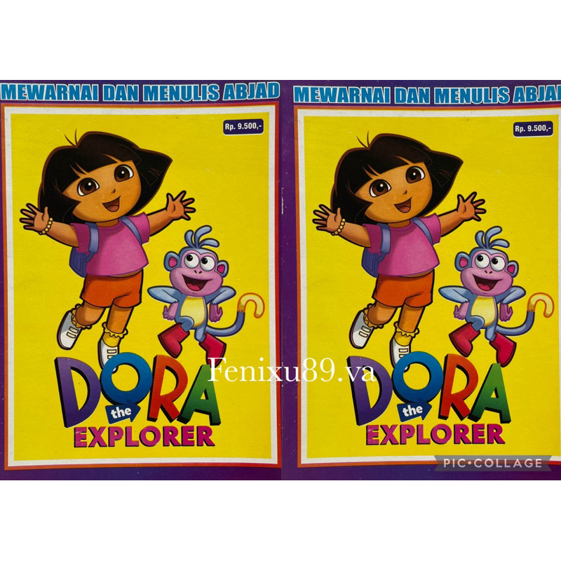 Buku Mewarnai Dora jumbo Hvs