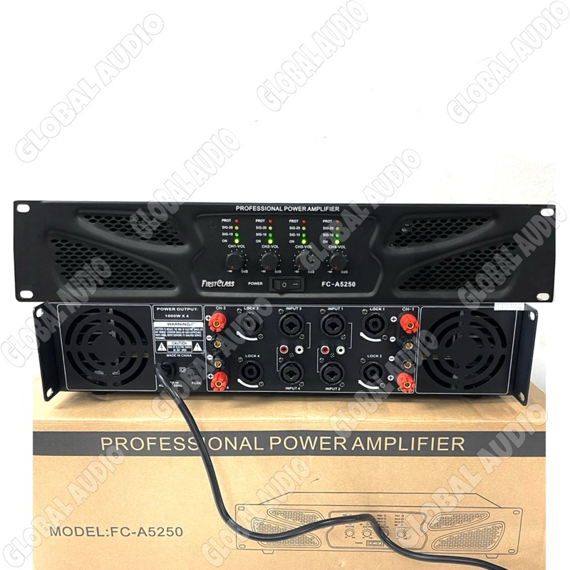 Power Amplifier Firstclass FC A 5250 Original Amplifier FirstClass FC A5250 Bagus ( Bisa COD )