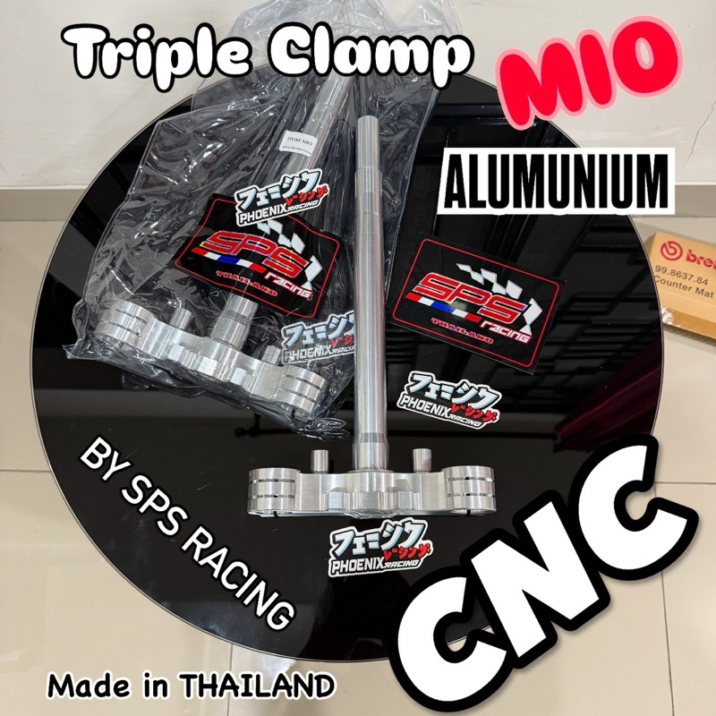 Segitiga Almu Dural CNC MIO Triple Clamp Alumunium CNC MIO by SPS Racing Thailand Segitiga Bawah Alm