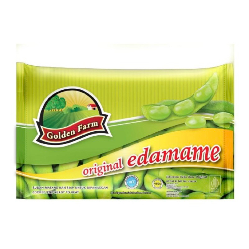 Golden Farm Vegetable Frozen Edamame Original 450gr