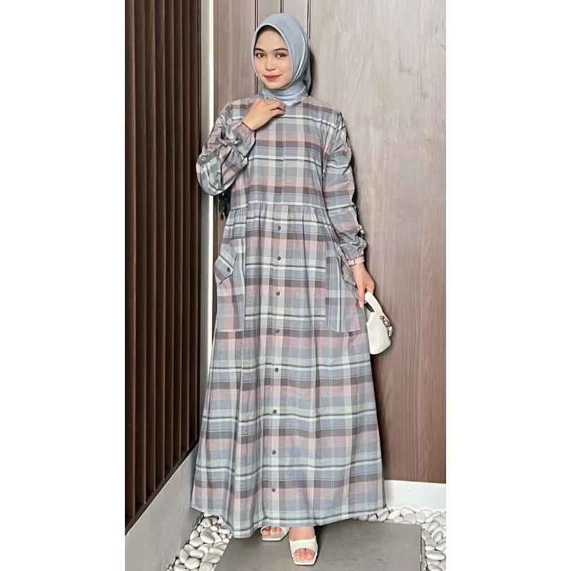 Dress Gamis Triset Terbaru Athayaa Daily | Pakaian Wanita Original