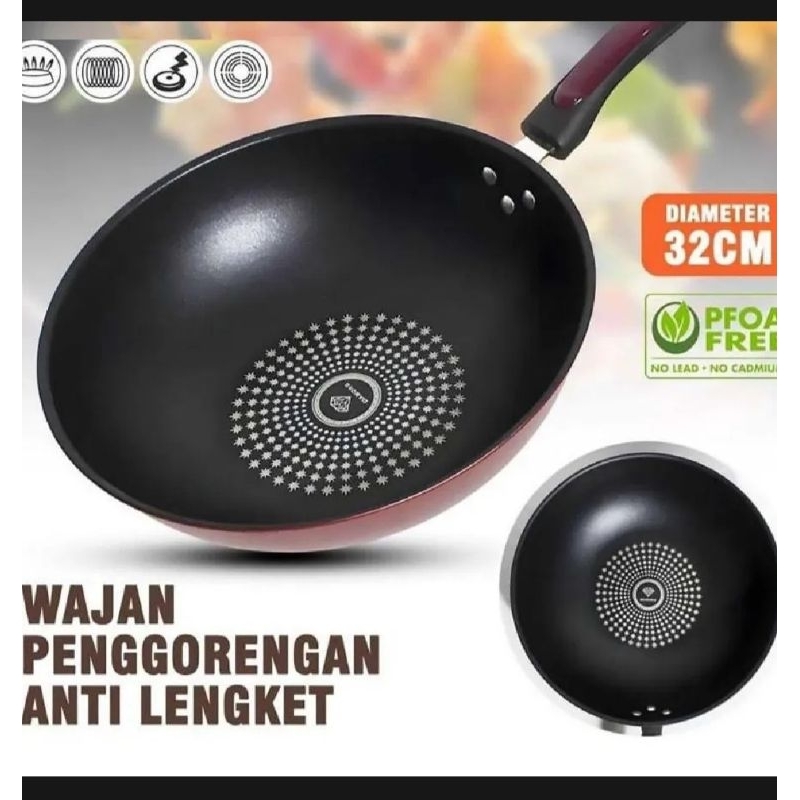 wajan gagang diamond Anti lengket