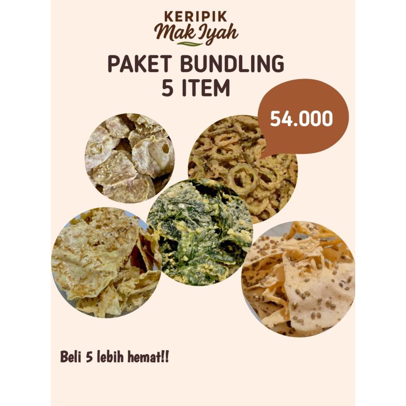 

Paket Bundling isi 5 keripik