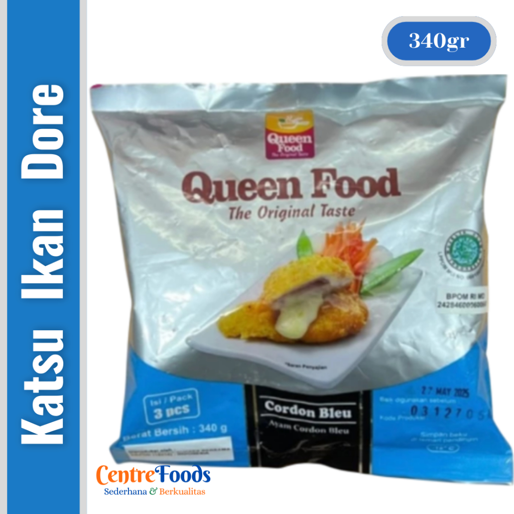 

Ayam Cordon Bleu - Cordon Bleu QUEEN FOOD | Isi 3 Pcs - 340gr [ Harga Per BKS ]