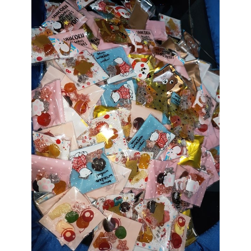 

yupi jelly mix SOVENIR ULANGTAHUN 1pack isi 10/20pcs