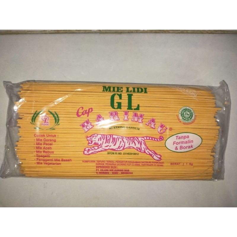 

MIE LIDI MEDAN CAP HARIMAU 1kg