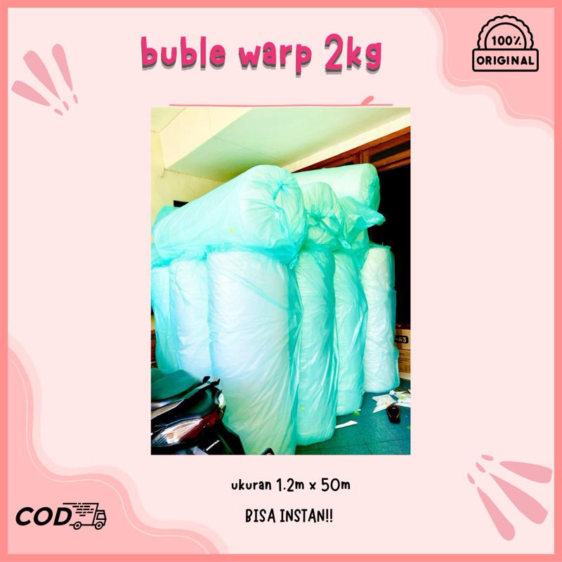 

BUBLE WARP BENING 2KG 1.25mx50m