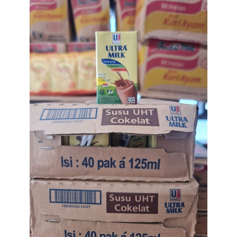 

ultra milk cokelat 125 ml/coklat