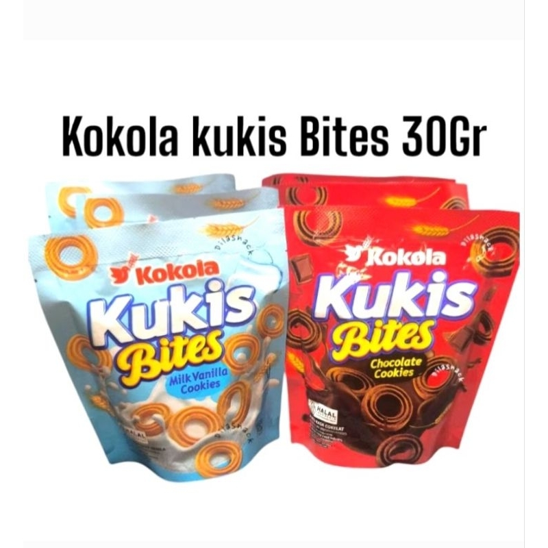 

Kokola Kukis Bites 30gr milk vanila cookies