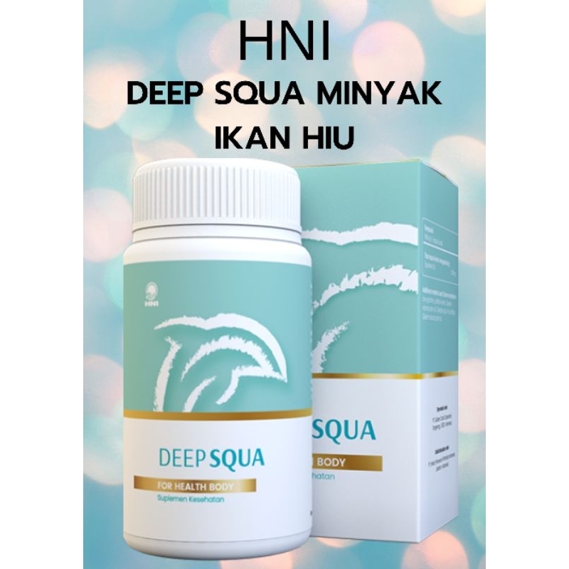 Deep Squa Minyak Ikan hiu Obat Struk Herbal HPAI Herba Sesak Napas Asma Obat Migrain 100% minyak squ