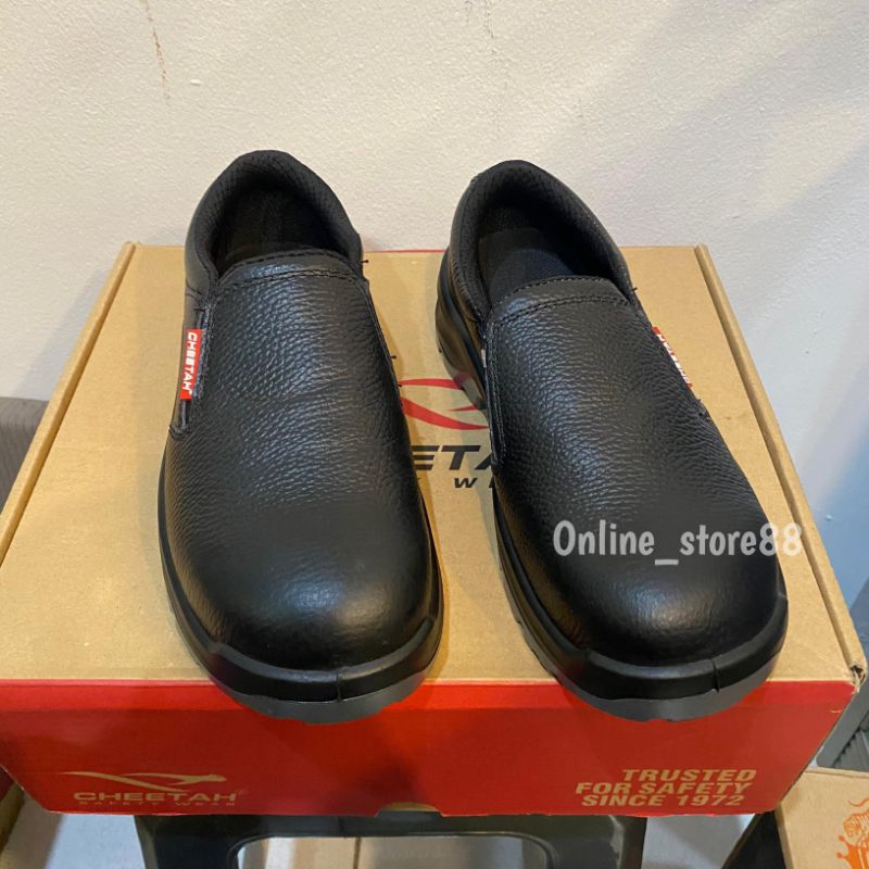 Safety Shoes Cheetah 7001H Original 100% Baru - Sepatu Safety Keselamatan Model Selop Pendek Berkual