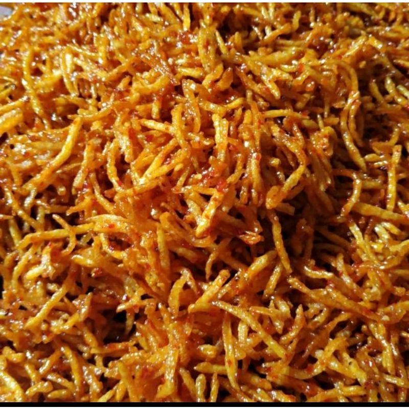 

Kentang Mustofa kriuk rasa pedas manis 100gr