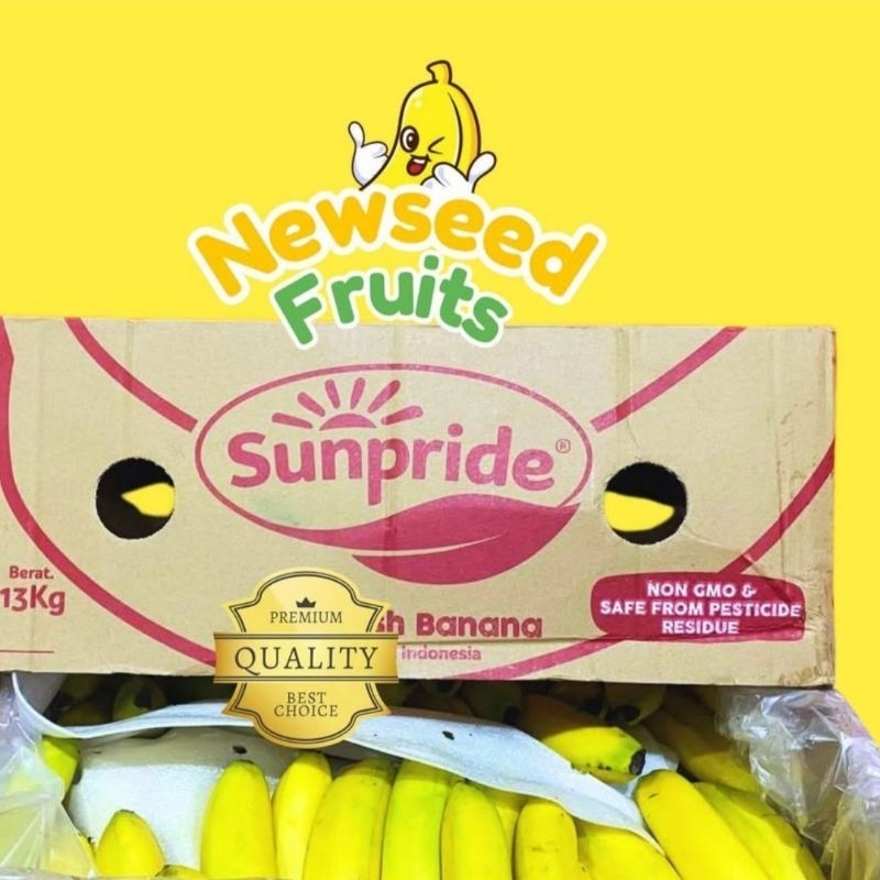 

Pisang Cavendish Sunpride 1 Dus isi [ ±13kg ] Fresh IgnacioBox