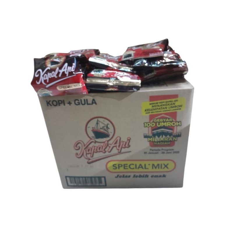 

Kopi Kapal Api Special Mix ( DUS) 1 dus isi 12 bngks x 10 rnceng
