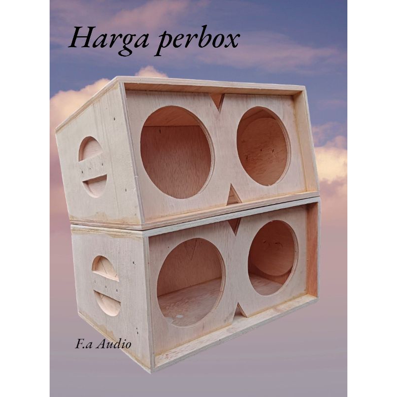 Box Speaker Line Array 6 Inch Double