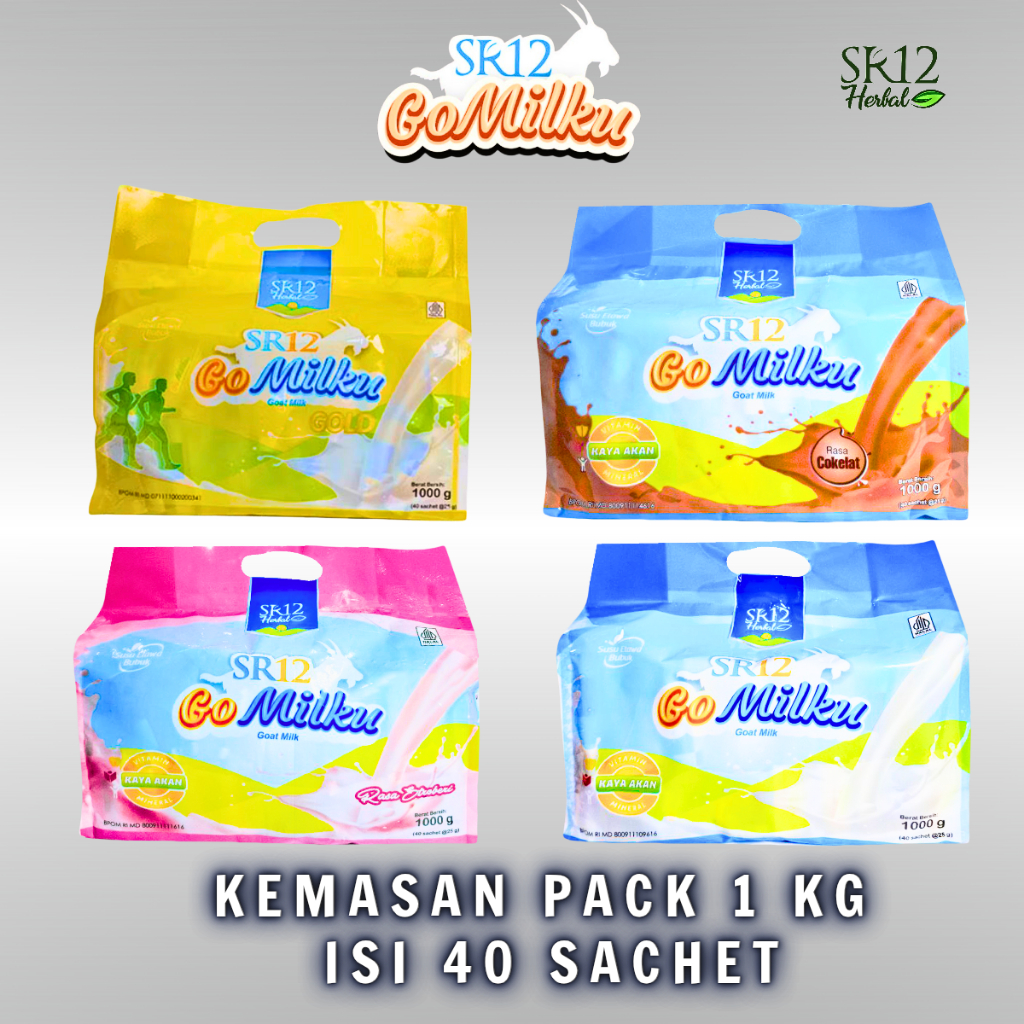 

Go Milku Sachet SR12 Susu Kambing Etawa Premium Halal