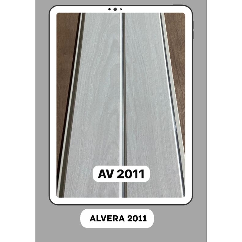 Plafon PVC glossy nat silver alvera tipe AV 2011