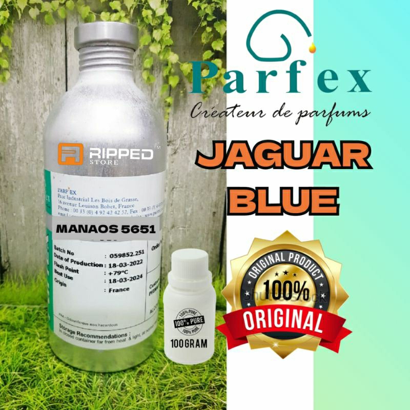 100ML Manaos Bibit Parfum Murni Jaguar Blue Original Parfex