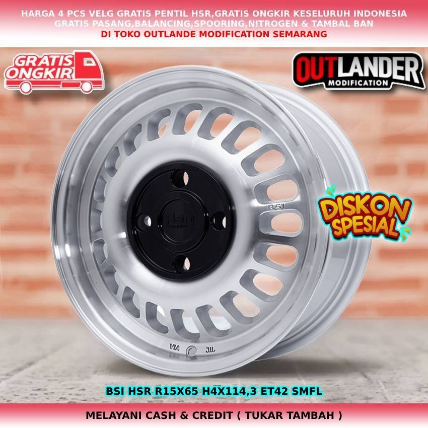 velg moderen dan klasic/velg racing r15, velg mobil Panther Visto Carry Futura dll velg hsr bsi r15