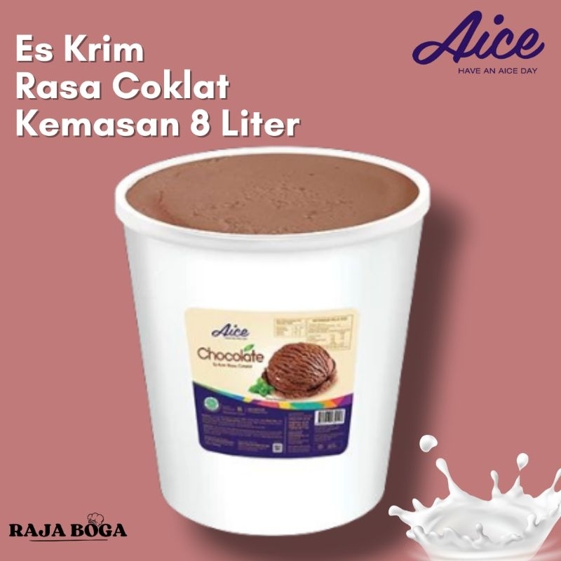 

Ice Cream Aice Coklat 8 liter / Es Krim Coklat Aice 8 Liter