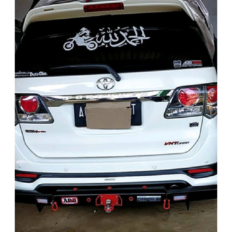 BEMPER TOWING VARIASI MOBIL FORTUNER TRD/VNT/VRZ DEPAN BELAKANG ADA