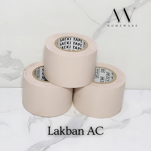 Lakban AC Pembalut Kabel Pipa Sangat Kuat / Duct Tape Perekat Selang Pipa AC