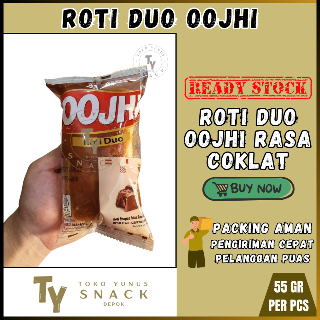 

ROTI DUO OOJHI RASA COKLAT @55GR