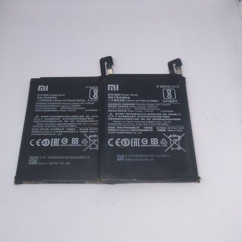 Batrai Batre Xiaomi Redmi Note 5 / 5 PRO BN45 ORI Copotan