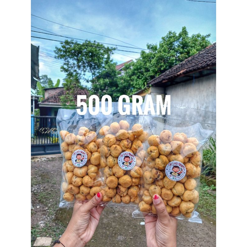 

500 Gram - COD Soes Coklat / Merek Terbaru / Arjuna / Halal kue sus kering isi coklat lumer