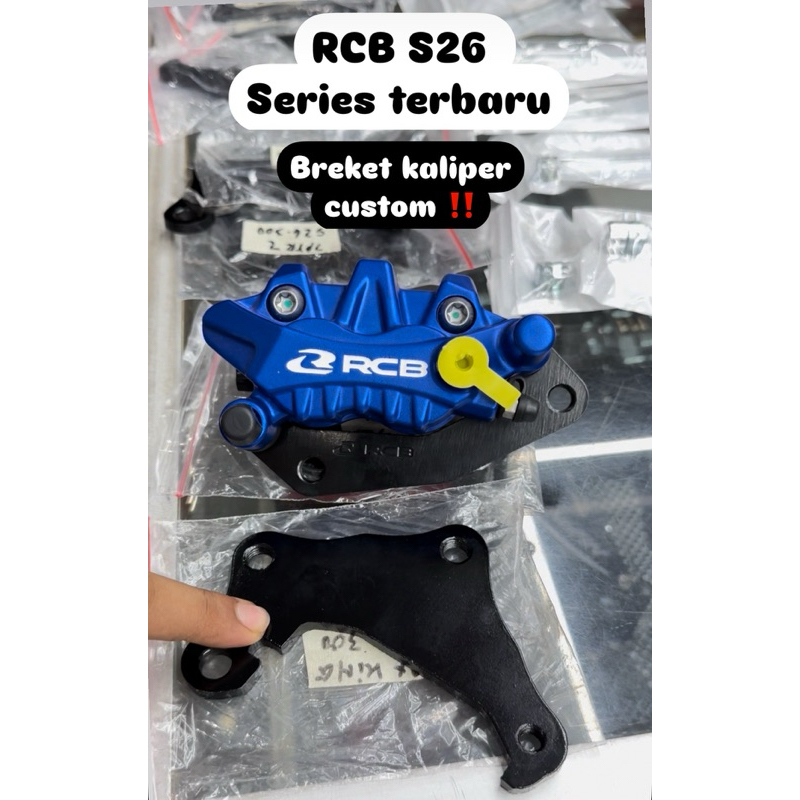 Breket kaliper disc 260-300mm RCB S26 series MXKING JUPITER Z FIZR BEAT SCOOPY VARIO MIO SPORTY DISC
