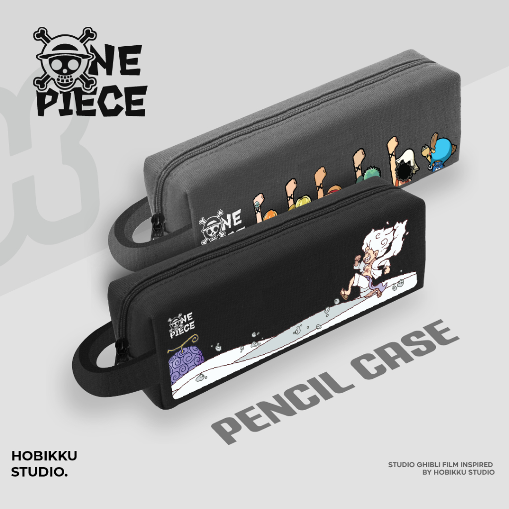 

Pencil Case One Piece Anime Tempat Pensil Pouch Dompet Luffyzoro Totoro Alat Tulis Organizer Hobikku