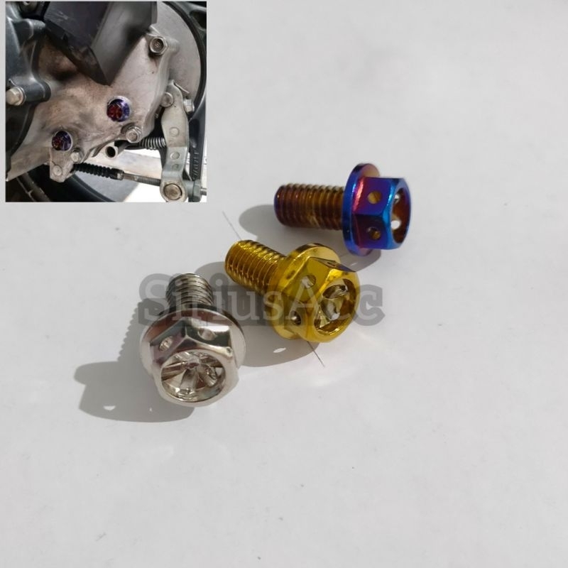 Baut Tutup Oli Garden Flower Honda Matic Beat Vario 110 Vario 125 Vario 150 Vario 160 Scoopy PCX ADV