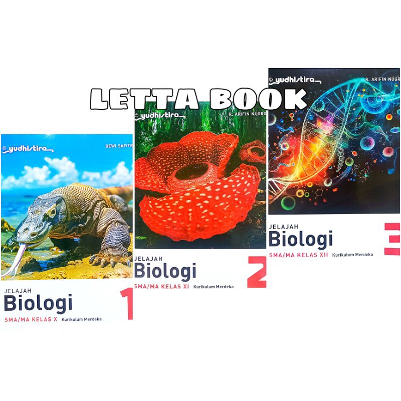 BUKU BIOLOGI KELAS 10 11 12 SMA/MA YUDHISTIRA KURIKULUM MERDEKA REVISI