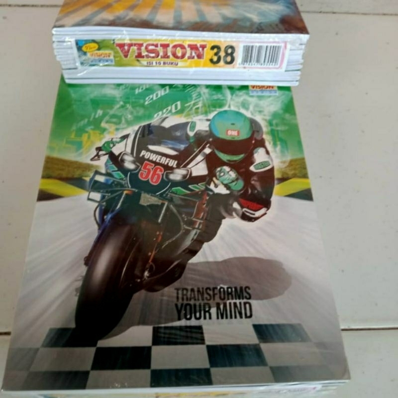 

( MURAH ) BUKUTULIS VISION 38 LEMBAR ( 1pack ) ISI 10 BUKU TULIS