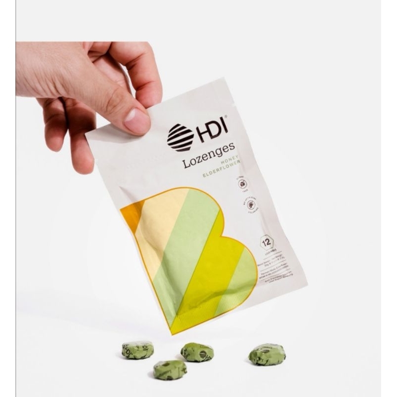 

HDI LOZENGES HONEY ELDERFLOWER