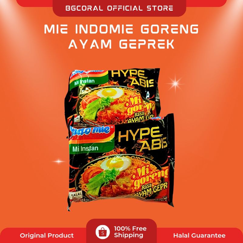 

Mie indomie goreng ayam geprek