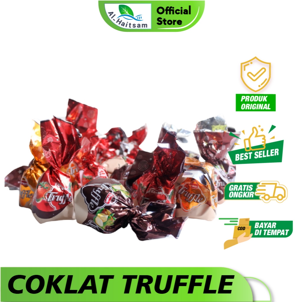 

Coklat Truffle Asli 1 kg / 500 g / 250 g | Coklat Arab Mix Oleh-Oleh Haji Arab